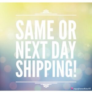 Ships Same Day/Next Day! Thank you!